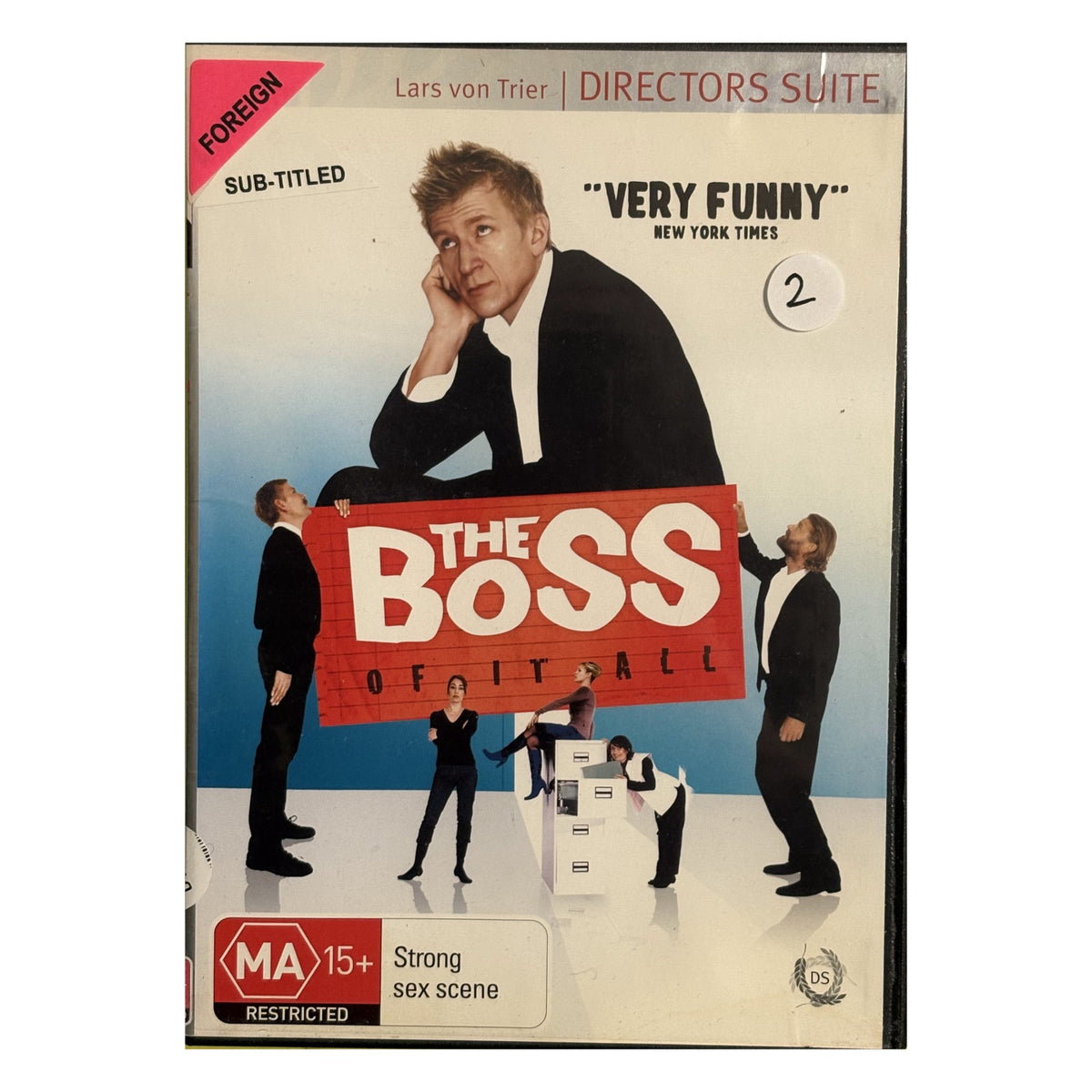 The Boss of It All (2006) – Lars von Trier – DVD – front