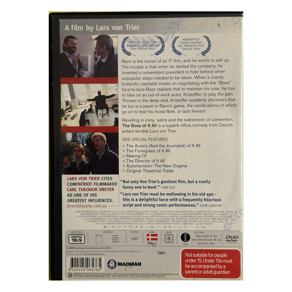 The Boss of It All (2006) – Lars von Trier – DVD – photo 2