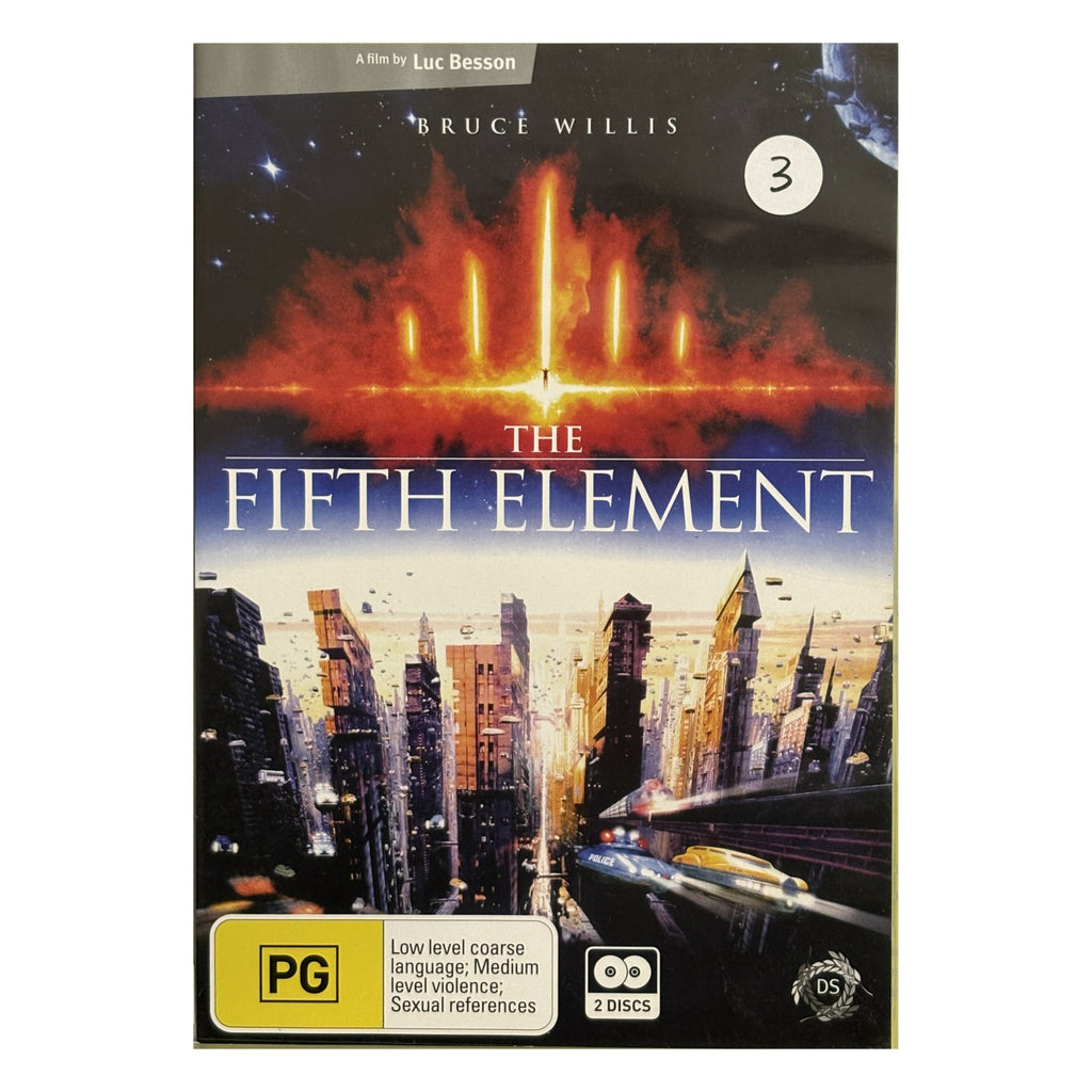 The Fifth Element (1997) – Luc Besson – DVD – front