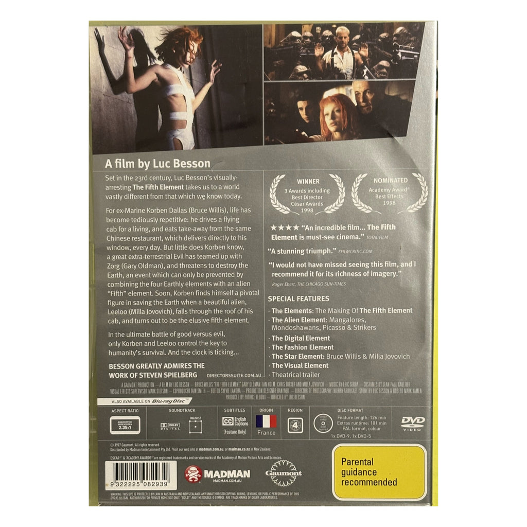 The Fifth Element (1997) – Luc Besson – DVD – photo 2