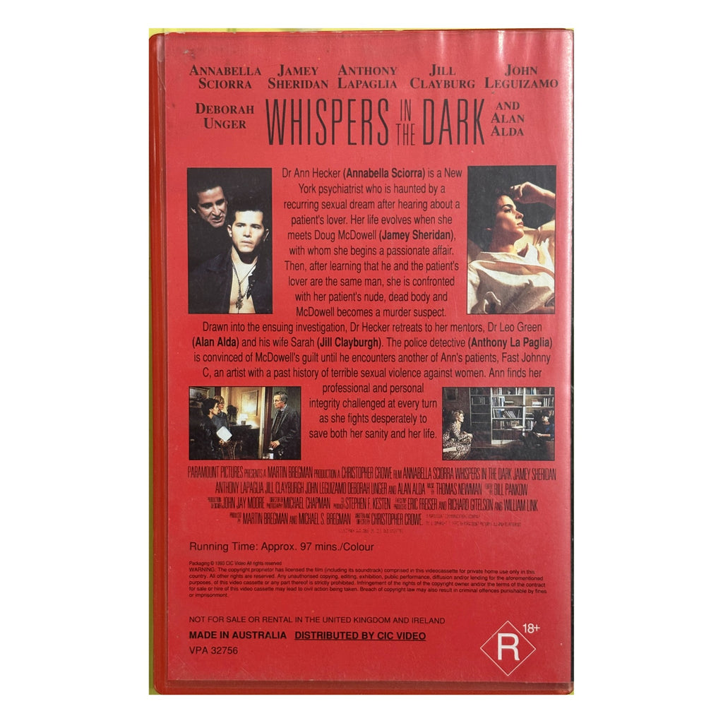 Vintage Whispers in the Dark (1992) – CIC Video VHS – photo 2